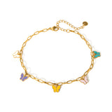 16K Gold Stainless Steel Colorful Oil Necklace – Jewelry Gift Ideas — 3