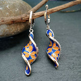 Flower long earrings – Thoughtful Gifts — 3