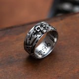 Skull Couple Ring Vintage Old Domineering Men's Cross – Gifts for Him — 6