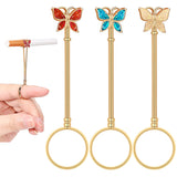 Creative Painting Oil Butterfly Smoking Ring Bracket – Creative Gifts — 6