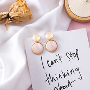 Grain wafer geometric earrings – Thoughtful Gifts — 4