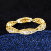 Simple Hollow Carved Men And Women Ring – Gifts for Her — 1