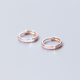 Diamond round earrings – Everyday Gifts — 1