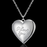 Peach Heart Photo Box Photo Pendant Necklace – Jewelry Gift Ideas — 3