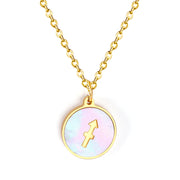 Fashion 12 Constellations White Shell Pendant – Jewelry Gift Ideas — 6