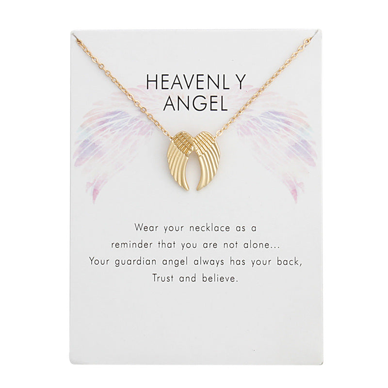 Heavenly Angel Wings Necklace Fashion Gold Silver – Jewelry Gift Ideas — 1
