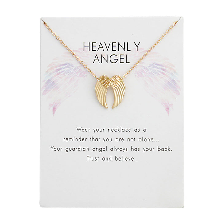 Heavenly Angel Wings Necklace Fashion Gold Silver – Jewelry Gift Ideas — 1