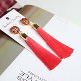 Long Elegant Tassel Earrings Diamond-embedded – Jewelry Gift Ideas — 11