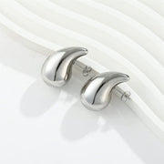 Metal Water Drop Earrings With A Sense Of Niche Luxury – Useful Gifts — 15