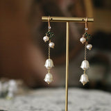 French Vintage Bell Orchid Earrings – Stylish Gifts — 2