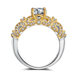 Four-claw inlay simulation diamond ring – Everyday Gifts — 6