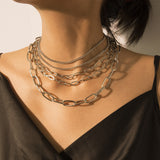 Punk multilayer necklace – Jewelry Gift Ideas — 1