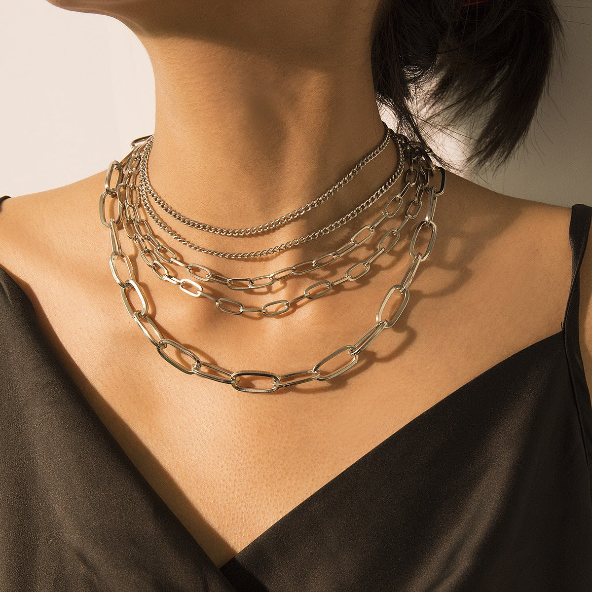 Punk multilayer necklace – Jewelry Gift Ideas — 1