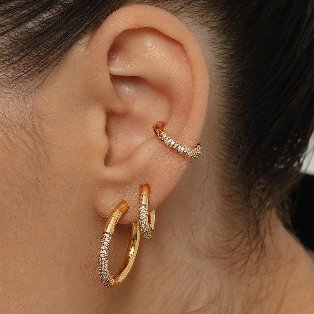 Women's Luxury Zircon Trendy Earrings Ornament – Gifts for Her — 1