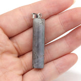 Natural Stone Semi-Precious Cylindrical Pendant – Jewelry Gift Ideas — 5