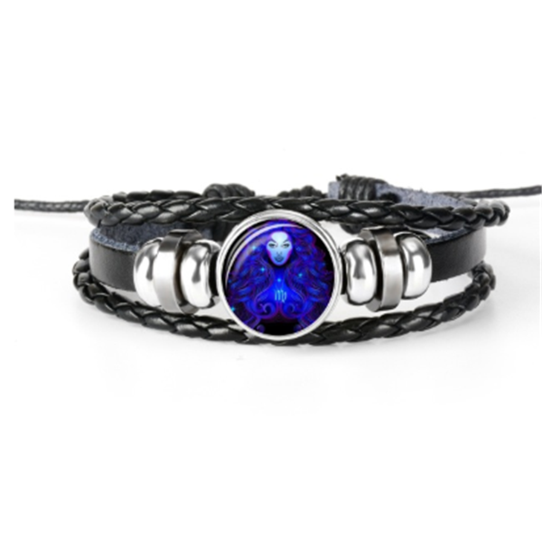 12 Zodiac Constellation Bracelet Luminous Braided – Jewelry Gift Ideas — 15
