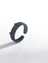 Black White Cat Sterling Silver Couple Ring – Gifts for Couples — 3