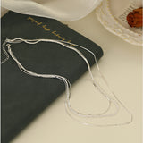 Women's Sparkling Three-layer Twin Necklace – Jewelry Gift Ideas — 3