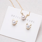 Pearl minimalist clavicle necklace s925 tremella – Jewelry Gift Ideas — 1