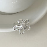 Hollow Flower Ring Female Irregular – Gifts for Her — 3