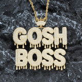 Crown Drops Monogram Mosaic Combination Necklace – Jewelry Gift Ideas — 3