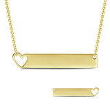 Fashion Horizontal Heart-shaped Hollow Lettering – Jewelry Gift Ideas — 4