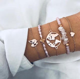 Bead Chain Bracelet Set Anklet – Jewelry Gift Ideas — 13