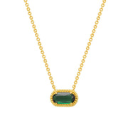 Fashion Oval Turquoise Inlaid Necklace – Jewelry Gift Ideas — 14