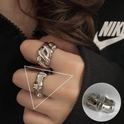 Women's Korean-style Retro Exaggerated Geometry Ring – Stylish Gifts — 7