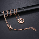 Roman numeral titanium steel necklace – Jewelry Gift Ideas — 5