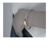Fashionable Niche Texture Zipper Design Gold – Jewelry Gift Ideas — 5