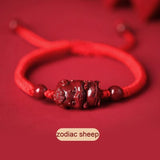 Fidelity Cinnabar Zodiac Red Rope Bracelet – Jewelry Gift Ideas — 9