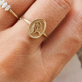 Fashion Personality December Flower Ring – Stylish Gifts — 14