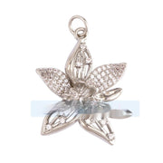 Pure Copper Micro-inlaid Color Flower Zircon Hollow – Small Gift Ideas — 7