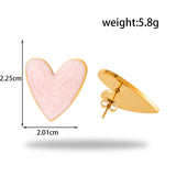 Titanium Steel Oil Painting Heart-shaped Round – Creative Gifts — 3