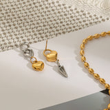Stainless Steel Gold And Silver Color Matching – Gifts for Couples — 2