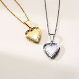 Heart-shaped Inlaid Zircon Ladies Necklace – Jewelry Gift Ideas — 3