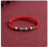 Pure Silver Twelve Zodiac Red Rope Bracelet – Jewelry Gift Ideas — 10