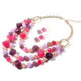 Exaggerated Resin Multilayer Collarbone Necklace – Jewelry Gift Ideas — 14