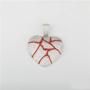 925 Silver Heart Shaped Zircon Pendant – Jewelry Gift Ideas — 5
