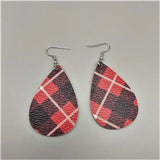 Duplex Printing Drop-shaped Leather Earrings – Practical Gifts — 12