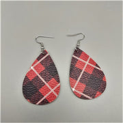 Duplex Printing Drop-shaped Leather Earrings – Practical Gifts — 12