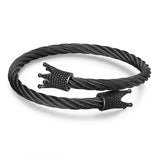 Titanium Steel Wire Bracelet Men's Hip Hop Punk – Jewelry Gift Ideas — 6