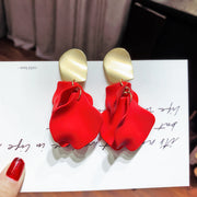 Fashion Distinctive Rose Petal Fringed Earrings – Stylish Gifts — 6