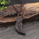Ethnic Ebony Exaggerated Fashion Long Necklace – Jewelry Gift Ideas — 5