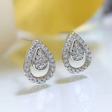 Geometric Water Drop Earrings Hollowed Out – Stylish Gifts — 5