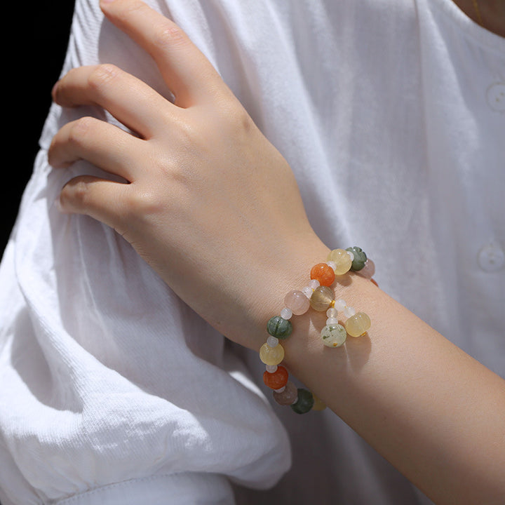 Fashion Golden Silk Jade Lotus Beads Jade Beaded – Stylish Gifts — 1