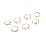 Women's Butterfly Flower Gold Ring – Gifts for Her — 4