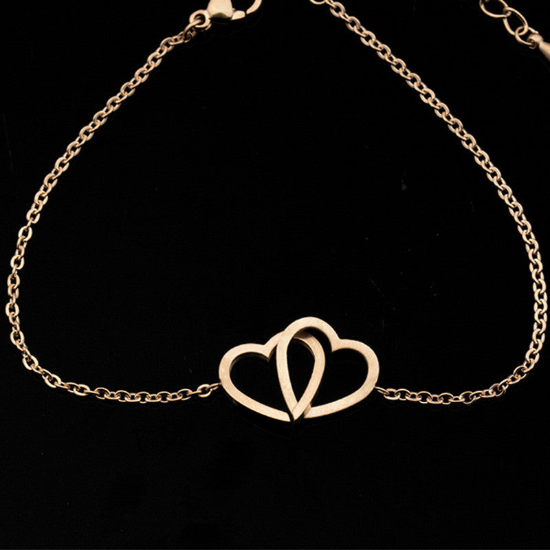 Custom Heart Bracelet Simple And Elegant Custom – Jewelry Gift Ideas — 1