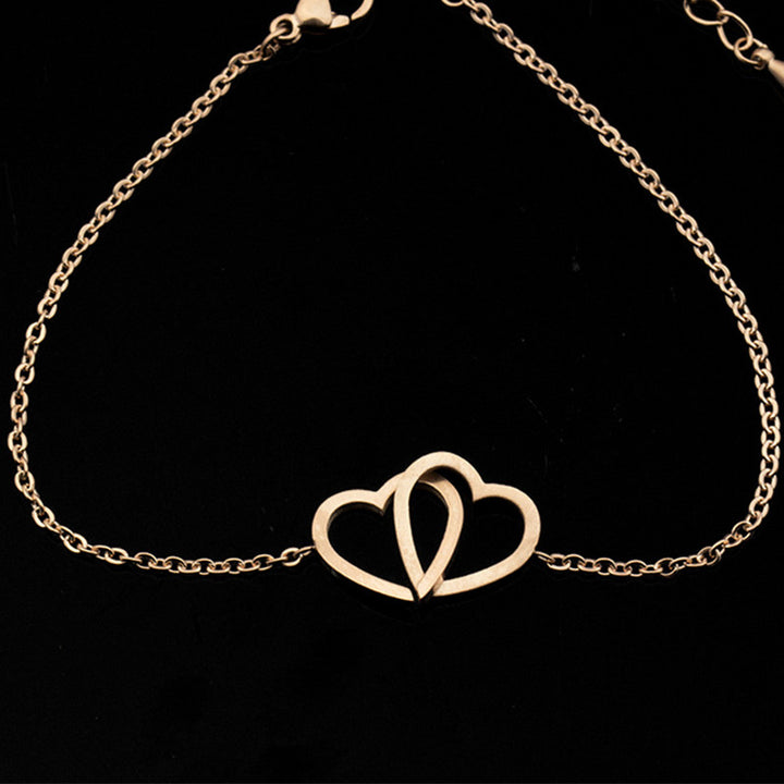 Custom Heart Bracelet Simple And Elegant Custom – Jewelry Gift Ideas — 1